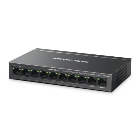 Коммутатор/ 8-Port 10/100Mbps + 2-Port Gigabit Desktop Switch with 8-Port... фото 2