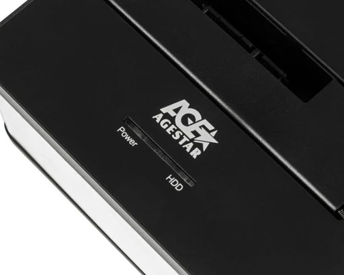 Док-станция для HDD AgeStar 3UBT7 SATA III USB3.0 пластик/алюминий серебристый... фото 5
