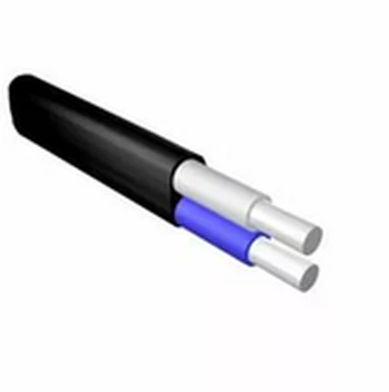 Кабель алюминиевый силовой АВВГ п-0,66 2х2,5 (ож) ГОСТ (бухта 30) (кратно 30) фото 1