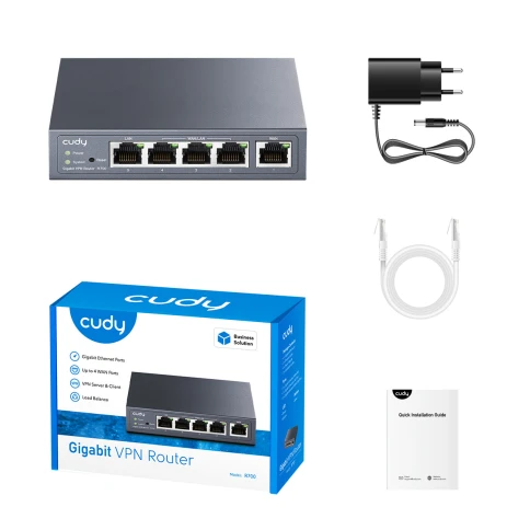 Маршрутизатор/ Gigabit Multi-WAN VPN Router, 1 GbE WAN, 1GbE LAN,... фото 6