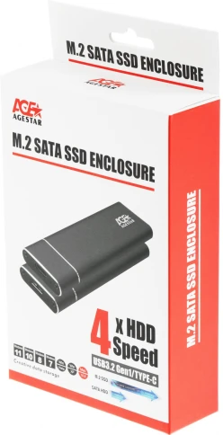 Внешний корпус SSD AgeStar 3UBNF5C SATA III USB 3.0 USB... фото 7