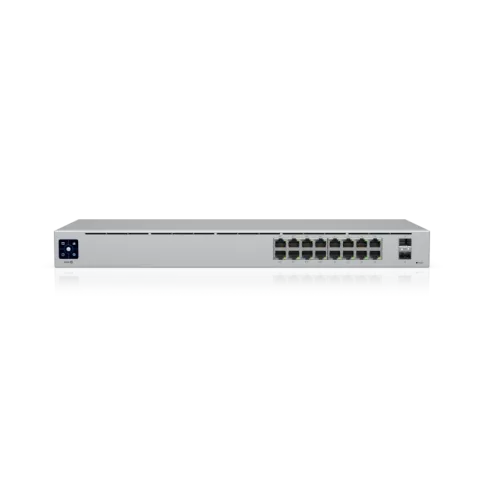 Коммутатор/ 16-port, Layer 2 PoE switch with a silent, fanless cooling фото 3