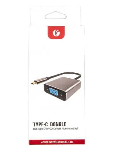 VCOM USB 3.2 Type-C (m) - VGA (f) фото 4