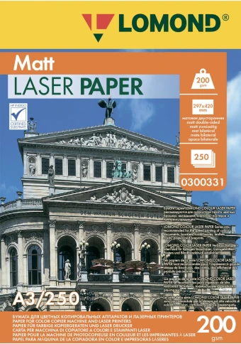 Бумага Lomond Ultra DS Matt CLC 0300331 A3/200г/м2/250л./белый матовое фото 1