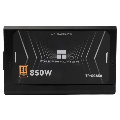 Блок питания 850W/ Power Supply Thermalright, 850W 80+ Gold (ATX, 3.1, PCIe 5.1, Full modular, 1x24(20+4)pin 600mm, 2xCPU 8(4+4)pin 650mm, 2xPCIe*2 8(6+2)pin 650+150mm, 1x12VHPWR PCIe 5.1 12+4pin 600mm, 2xSATA*4 450+150+150+150mm, 1xMOLEX4pin*3 500+150+15 фото 1