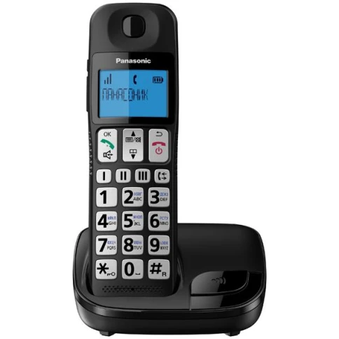 Р/Телефон Dect Panasonic KX-TGE110RUB черный АОН фото 1