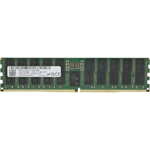Память оперативная/ Micron 128GB DDR5 6400 MT/s CL46 2Rx4 ECC Register фото 1