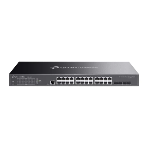 Коммутатор/ TP-Link JetStream™ 24-port Pure-Gigabit L2+ Managed Switch, 24 10/100/1000Mbps... фото 2