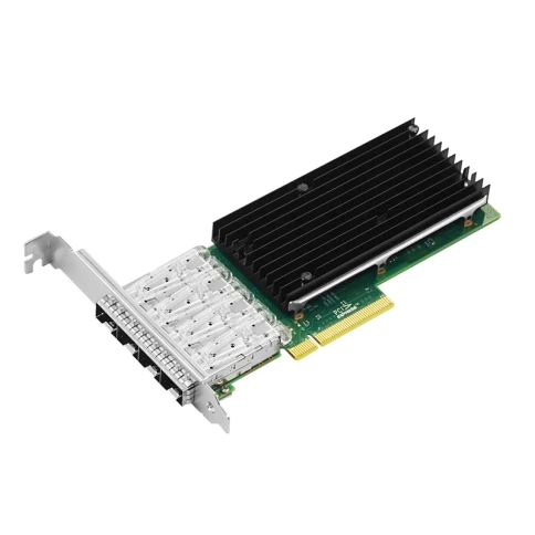 Сетевая карта/ PCIe x8 10G Quad Port Fiber Server Network... фото 1