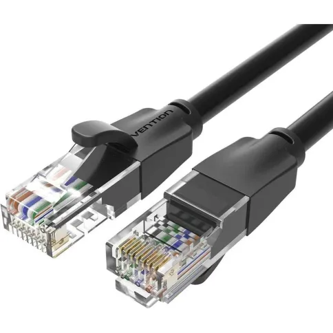 Патч-корд Vention прямой UTP cat.6, RJ45 - 8м. Черный фото 1