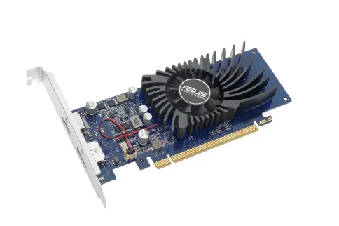 Видеокарта/ VGA ASUS NVIDIA GeForce GT 1030 2GB, GDDR5/64-bit, PCIe 3.0, 1xHDMI 2.0, 1xDP, 2-slot  90YV0AT2-M0NA00 фото 2