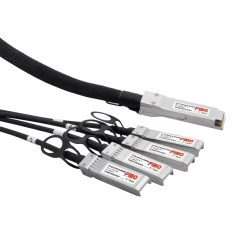 Кабель/ FIBO FT-Q100-4S25-DAC3m QSFP28 100G x 4SFP28 25G DAC модуль,... фото 1