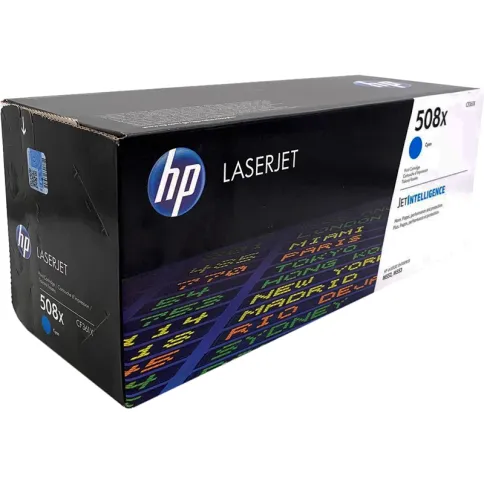 HP 508X Cyan Original LaserJet Toner Cartridge (CF361X) фото 2