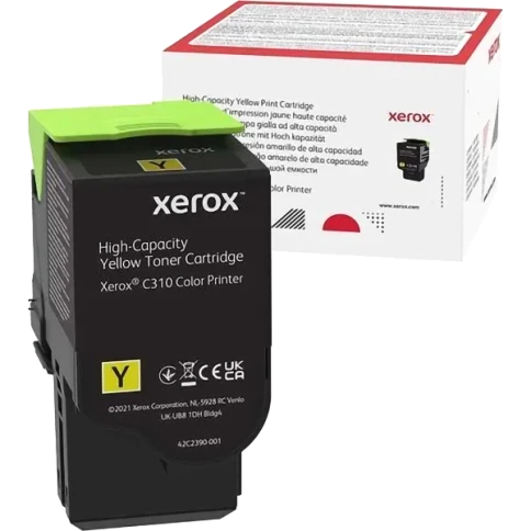 Тонер-картридж увеличен емк желтый Xerox C310/C315/ High Capacity Y Xe фото 1