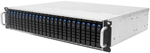 Дисковая полка/ 2U 24x 2.5" hot-swap bays, hot-swap JBOD with single S фото 1