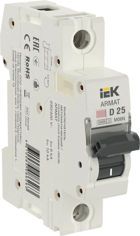 ARMAT Авт. выкл. M06N 1P D 25А IEK фото 1