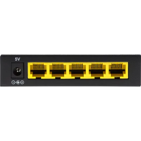 Коммутатор/ Unmanaged Switch 5x100Base-TX, metal case фото 1