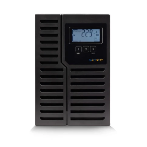 ИБП UPS XPERT EURO 1kVA Онлайн, мощность 1000/900 ВА/Вт, напольный, LCD дисплей, Shuko CEE7/4 - 2 шт. фото 1