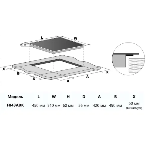HOMSair HI43ABK фото 2