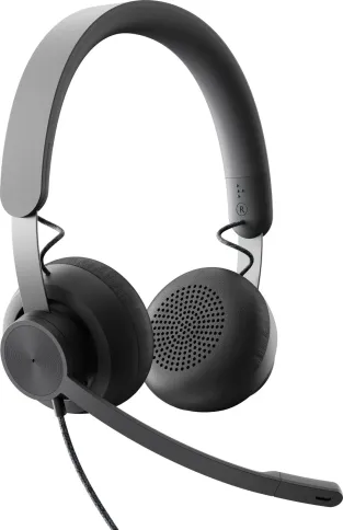 Гарнитура/ Logitech Headset Zone Wired  UC Graphite фото 1