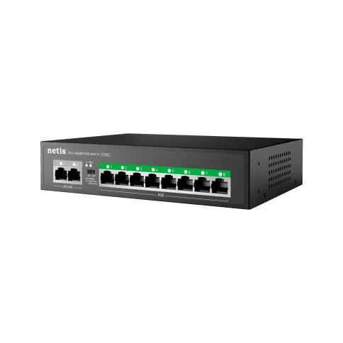 Коммутатор/ Коммутатор Netis P110GC (L2) 10x1Гбит/с 8PoE+ 100W неуправ фото 2