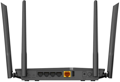 Маршрутизатор/ AC1200 Wi-Fi Router, 1000Base-T WAN, 4x1000Base-T LAN, 4x5dBi external... фото 4
