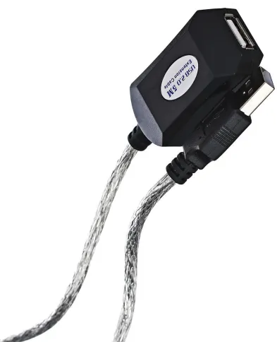 VCOM USB 2.0 Type-AM - USB 2.0 Type-AF 5м фото 1