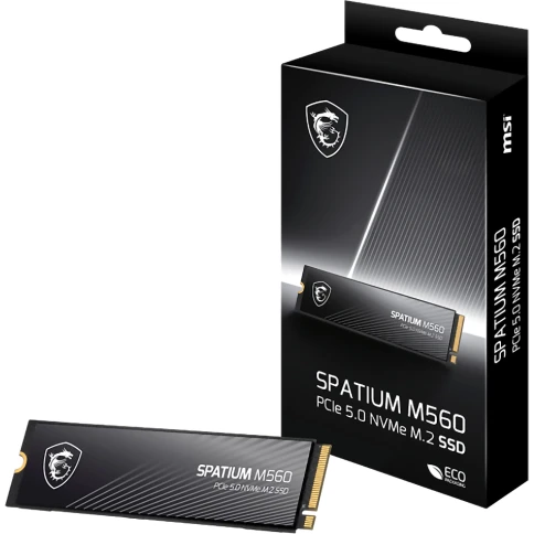 MSI SSD SPATIUM M560, 1000GB, M.2(22x80mm), NVMe, PCIe 5.0 x4,... фото 6