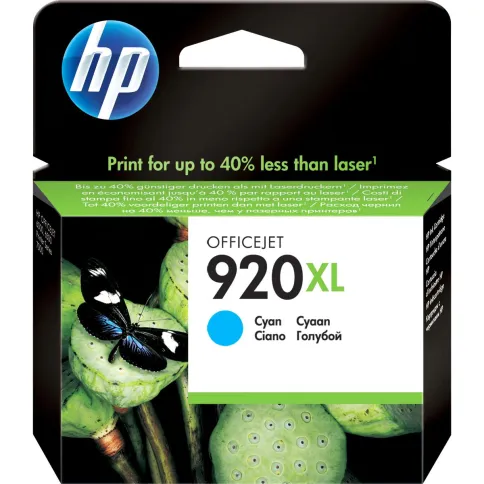 Картридж/ HP 920XL Cyan Officejet Ink Cartridge фото 1