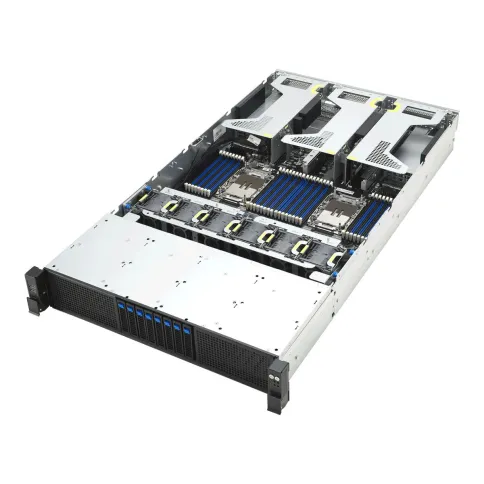 Серверная платформа/ ASUS RS720-E12-RS8G, 2U, 2x LGA 4710, 32x DDR5 6400, 8 x 2.5" hsb 8x SATA/SAS*/NVMe, 8x PCIe slots* + 2x OCP3.0*, 2x m.2 2280/2260, no LAN, 1+1 3200W фото 4