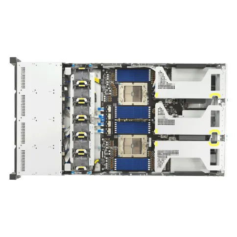 Серверная платформа/ ASUS RS720A-E13-RS12U, 2U, 2 x SP5 (LGA 6096P) 400W, 24 x DDR5 6400, 12 x 3.5/2.5 NVME hsb, 6 x PCIE Gen5 x8 or 3 x PCIE Gen5 x16, 2 x PCIE Gen5 x16, 2 x OCP3.0 Gen5 x16, 1+1 2700W фото 6
