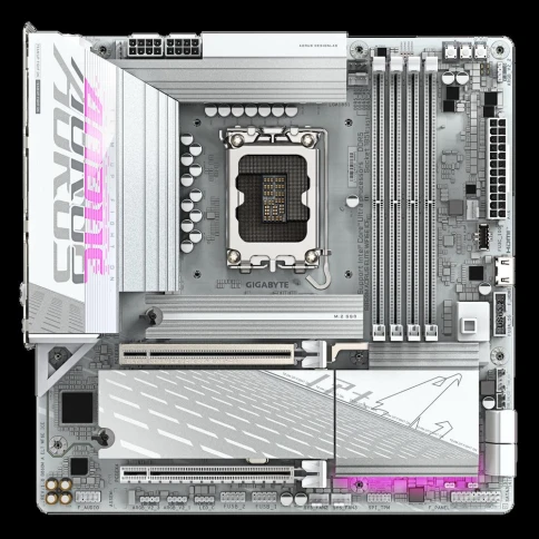 Gigabyte B860M AORUS ELITE WIFI6E ICE фото 2