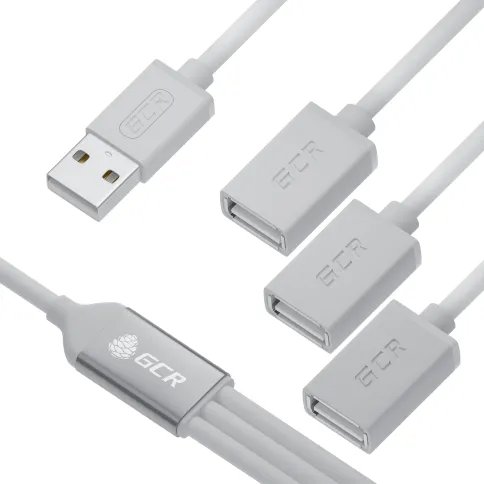 Greenconnect USB 2.0 Type-AM - 3 x USB 2.0 Type-AF 0.35 m фото 1