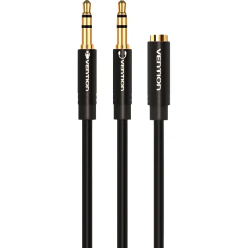 Разветвитель Vention mini Jack 3.5 mm F/mini Jack 3.5 mm M x 2 - 1 м ( фото 2