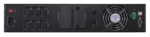 ИБП CyberPower OLS1000ERT2U, Rackmount, Online, 1000VA/900W, 6 IEC-320 С13 розеток, USB&Serial, RJ11/RJ45, SNMPslot, LCD дисплей, Black, 0.5х0.8х0.2м., 21кг./ UPS Online CyberPower OLS1000ERT2U 1000VA/900W USB/RS-232/EPO/SNMPslot/RJ11/45/ВБМ (6 IEC С1 фото 6