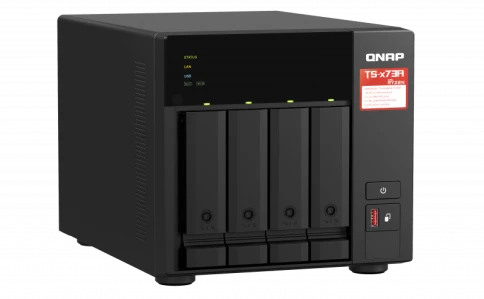 Сетевое хранилище без дисков/ SMB QNAP TS-473A-8G NAS, 4-tray w/o HDD, фото 5