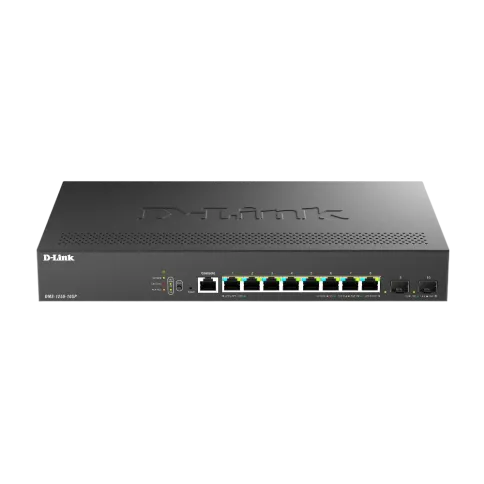 Коммутатор/ Управляемый L2 PoE-коммутатор, 8x2.5GBase-T PoE, 2x10GBase фото 1