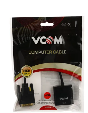 VCOM DVI-D 25M - VGA 15F фото 3