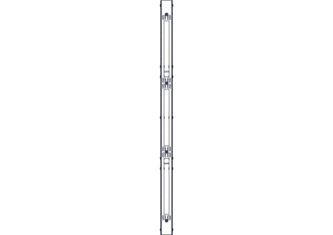 Systeme Electric vertical cable manager, Excelente series, plastic fin фото 12