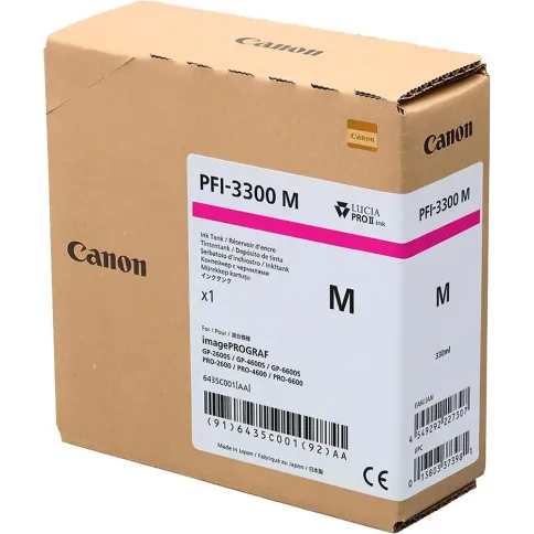 Картридж/ CANON INK PFI-3300 MAGENTA фото 1