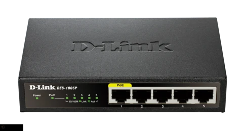 Коммутатор D-Link DL-DES-1005P/B1A фото 1
