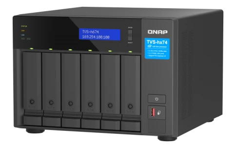 Сетевое хранилище без дисков/ ENTERPRISE QNAP TVS-h674-i5-32G QTS hero фото 5