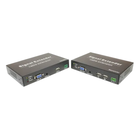 Комплект/ OSNOVO Комплект для передачи VGA, USB, RS232 и аудио по кабе фото 1