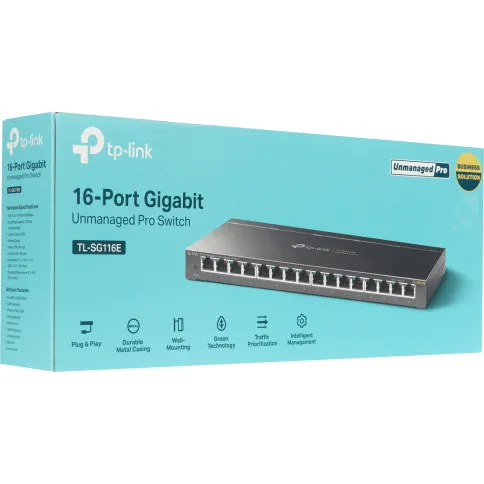 Коммутатор/ 16-Port Gigabit Easy Smart Switch, 16 Gigabit RJ45 Ports, фото 6