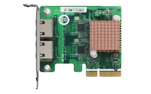 Сетевая карта/ QNAP QXG-2G2T-I225 2-port 2.5 GbE network expansion car фото 5