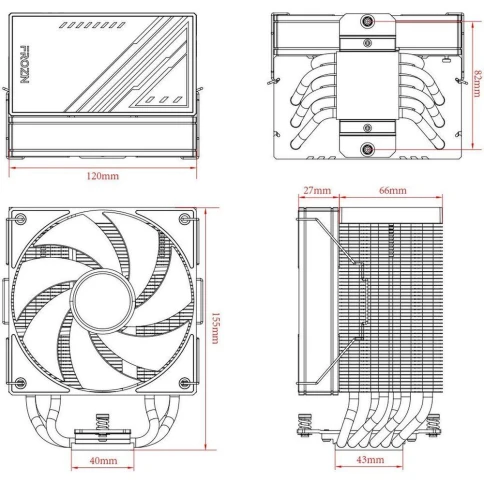 ID-COOLING FROZN_A610_ARGB_WHITE фото 7
