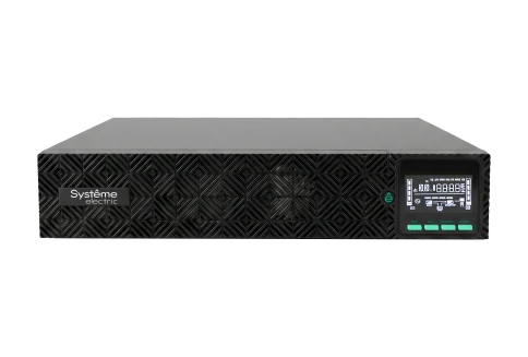 Systeme Electric Smart-Save Online SRV 6000 ВA, 6000 Вт, 230 В, 1:1, 2U+2U, конвертируемый форм-фактор, 16 шт. АКБ, 12В 9Ач, клеммы, размеры 440x600x174 мм фото 1