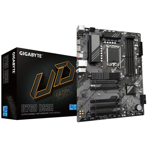 Материнская плата/ MB GIGABYTE INTEL B760 s1700, 4xDDR5(192GB), HDMI 2 фото 1