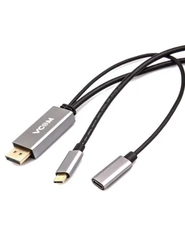 VCOM USB 3.2 Type-C (m) - DisplayPort (m) фото 3