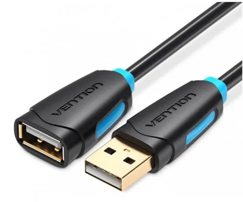 Vention USB 2.0 Type-AM - USB 2.0 Type-AF 2м фото 1